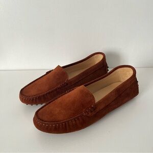 NWT M. Gemi The Felize Driver Cocoa Suede